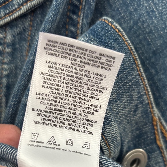 Jessica Simpson Jean Jacket 🔹Classic Blue NWOT - Picture 5 of 5